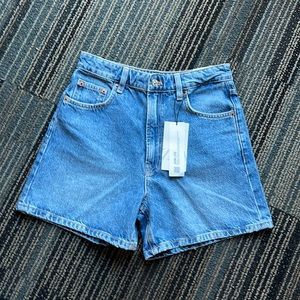 NWT zara mom jean shorts